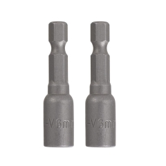 Klucze nasadowe magnetyczne 6 x 45 mm 2 szt. DEXTER