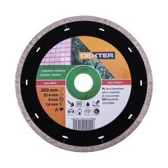 Tarcza diamentowa 200 x 25.4 mm CIĄGŁA DEXTER