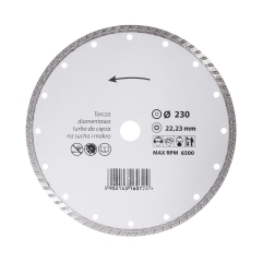Tarcza diamentowa 230 x 22.3 mm TURBO
