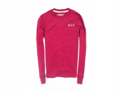 *E Hollister Mens Longsleeve Cotton Red size S