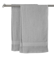 Ręcznik 65x130cm 100% Bawełna Kąpielowy Jasnoszary