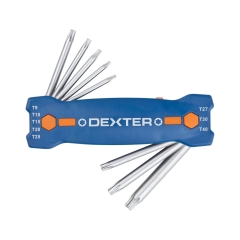 Zestaw kluczy imbusowych 8 szt. T 9 - 40 DEXTER