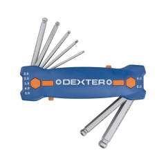 Zestaw kluczy imbusowych 7 szt. HEX 2 - 8 mm DEXTER