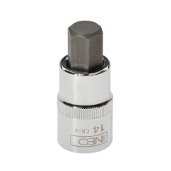 Końcówka sześciokątna na nasadce 1/2", H14 x 55 mm 08-776 NEO