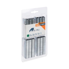Zszywki TYP140 MIX 3600 szt. 8-14 mm DEXTER