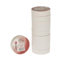 Taśma izolacyjna 19 mm X 20 m biała F619212 LEXMAN