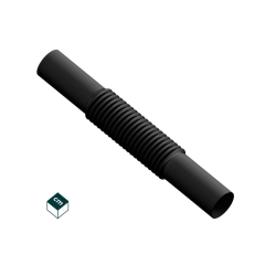 Złączka ZCL 20 mm CZARNA 5 szt. AKS ZIELONKA