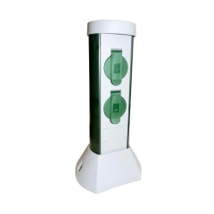 Gniazdo ogrodowe PODWÓJNE 2 x 2P+Z IP44 GREEN CRAFT REV RITTER