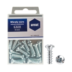 Wkręt EURO 6.3 x 16 mm 20 szt.