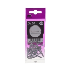 Hak prosty 3 x 30 mm STANDERS