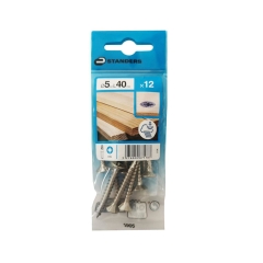 Wkręt 5 x 40 mm 12 szt. STANDERS