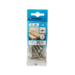 Wkręt 5 x 30 mm 12 szt. STANDERS