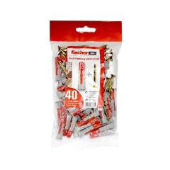 Kołek uniwersalny 8X40MM S K NV DUOPOWER 40 szt. FISCHER