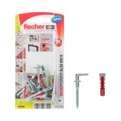 Kołek uniwersalny 6 x 30 WH K NV 6 szt. DUOPOWER FISCHER