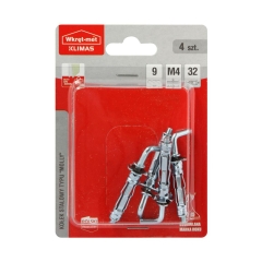 Kołek typu Molly 4 x 32 mm 4 szt. WKRĘT-MET