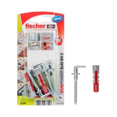 Kołek uniwersalny 8 x 40 WH K NV 4 szt. DUOPOWER FISCHER