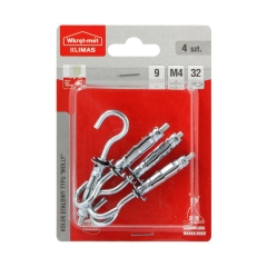 Kołek typu Molly 4 x 32 mm 4 szt. WKRĘT-MET