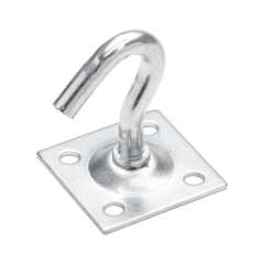 Hak stały 7 mm na płytce 45 x 45 mm ocynk STANDERS