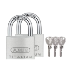 Kłódka pałąkowa TITALIUM 727TI/40 TWINS ABUS