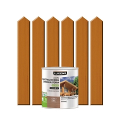 Lazura do drewna DŁUGOTRWAŁA OCHRONA I DEKORACJA DREWNA 0.75 l Teak LUXENS
