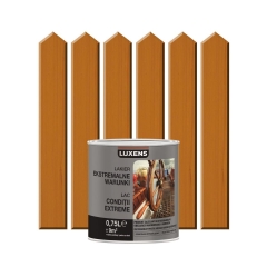 Lakier zewnętrzny do drewna EKSTREMALNA WARUNKI 0.75 l Teak LUXENS