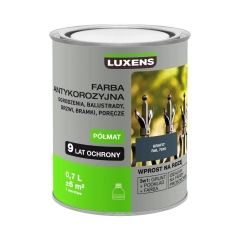 Farba antykorozyjna 0.7 l Grafit Półmat LUXENS