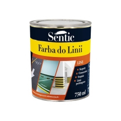 Farba do podłóg DO LINII 0.75 l Żółta SENTIC