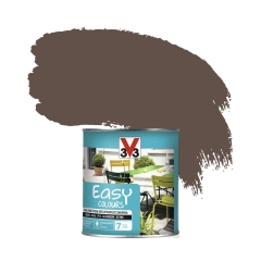 Farba zewnętrzna wielopowierzchniowa EASY COLOURS 0.75 l Ciemny brąz Satynowy V33