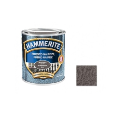 Farba antykorozyjna PROSTO NA RDZĘ 0.25 l szary Młotkowy HAMMERITE
