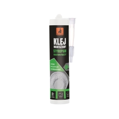 Klej montażowy do styropianu, kasetonów, rozet 280 ml Dragon