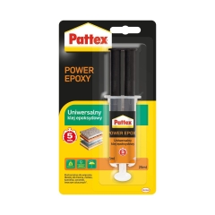 Klej uniwersalny epoksydowy POWER EPOXY 5 min 25 ml PATTEX