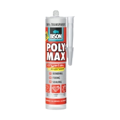 Klej montażowy POLY MAX CRISTAL EXPRESS 300 g BISON