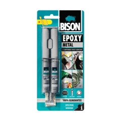 Klej reperacyjny dwuskładnikowy EPOXY METAL 24 ml BISON
