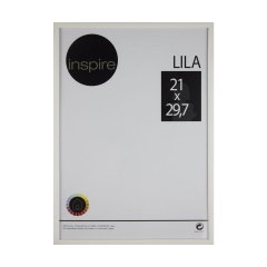 Ramka na zdjęcia Lila 21 x 29.7 cm biała Inspire
