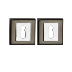 Rozeta podklamkowa pod klucz MISTRAL/DELTA/BORA BLACK Chrom