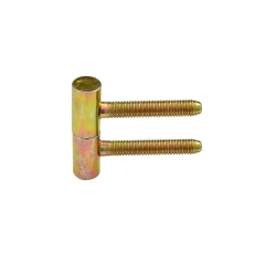 Zawias do drzwi wkręcany 13.5 x 60 mm Żółty 2 szt.