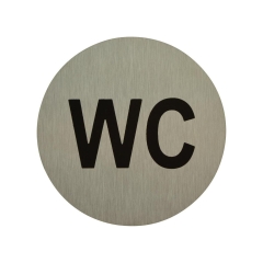 Znak informacyjny WC 7.5 x 7.5 cm
