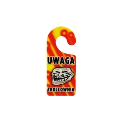 Zawieszka na klamkę TROLLOWNIA 8 x 19 cm
