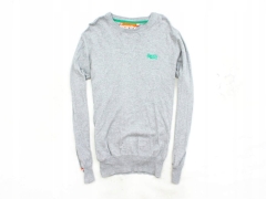 *P Superdry Mens Sweater Cotton Grey size M