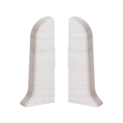 Zakończenie do listwy przypodłogowej Ergo 56 Dąb biały 2 szt.