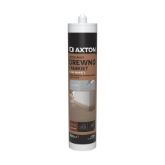 Kit do parkietu uszczelniacz DREWNO I PARKIET 280 ml Jasny szary AXTON