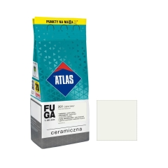 Fuga ceramiczna 201 ciepły biały 2 kg ATLAS