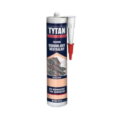Silikon BUDOWLANY NEUTRALNY 280 ml Bezbarwny TYTAN