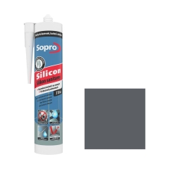 Silikon sanitarny 310 ml Szary SOPRO