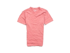 N Cactus Mens T-shirt V-Neck Pink Tee size *M*