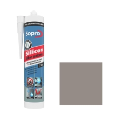 Silikon sanitarny 310 ml Jasny szary SOPRO