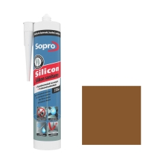 Silikon sanitarny 310 ml Ciemny beżowy SOPRO