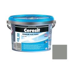 Fuga cementowa WODOODPORNA CE40 13 ciemny szary 2 kg CERESIT