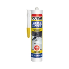 Silikon SANITARNY 280 ml Biały SOUDAL