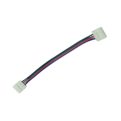 Złączka do pasków LED RBG 10 mm dwustronna przewód POLUX